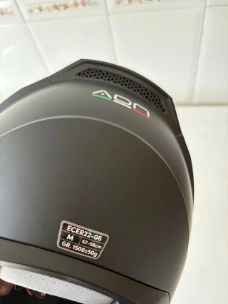 Casco Moto ADN STELVIO Negro Integral