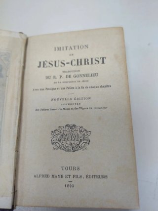 Libro antiguo francés 1893