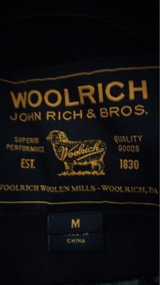 Cappotto Woolrich donna poliestere polsi pelliccia