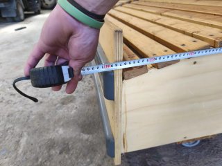 Expositor Frutas 5 Módulos Madera, varias posicion