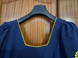 Traje Flamenca Azul Marino