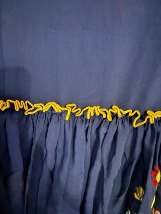Traje Flamenca Azul Marino