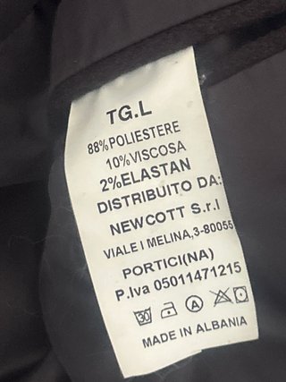 Cappotto uomo nero