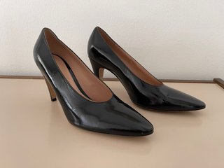 Gianvito Rossi Amelia 85 Pelle Nera Decolletè