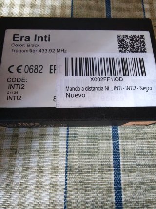 Mando a distancia Nice Era Inti2
