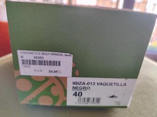 Sandalias nuevas Yokono Negras Cómodas