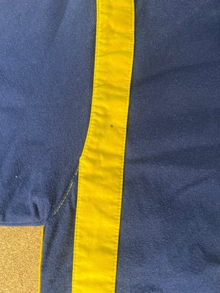 T-shirt Adidas Vintage Anni '90 Blu/Giallo M