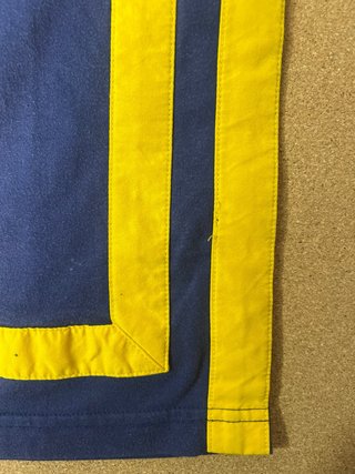 T-shirt Adidas Vintage Anni '90 Blu/Giallo M