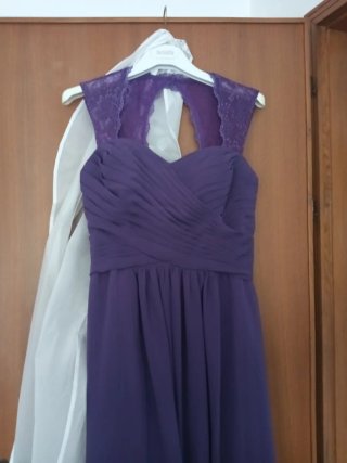 Vestito elegante viola