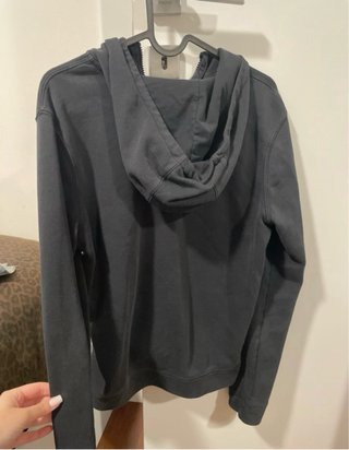 Felpa Nike con zip e cappuccio nera