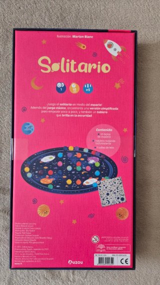Juego Solitario de bolas como un cosmos d planetas