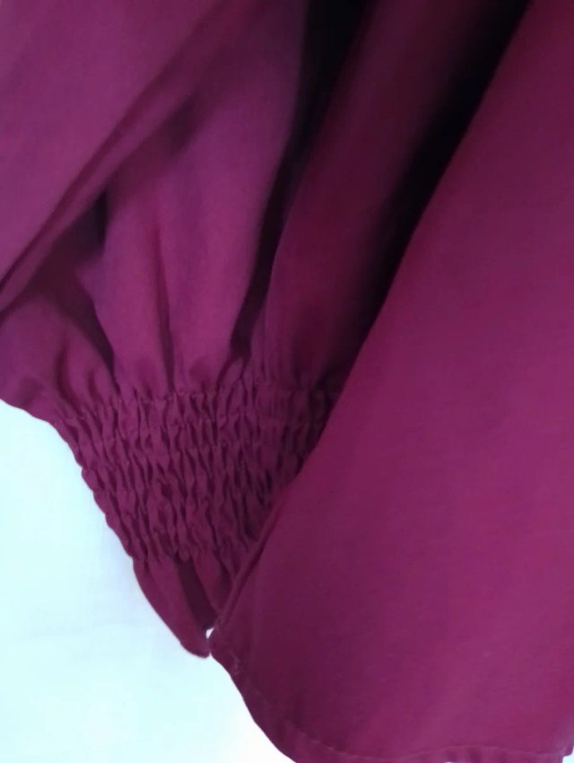 Blusa granate SHEIN Curve talla 3XL