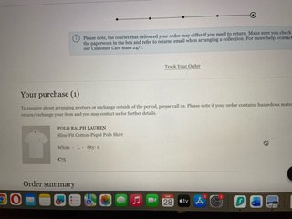 Polo Ralph Lauren Blanco Talla L