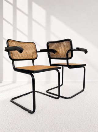 SILLA CESCA B64. ESTRUCTURA NEGRA. 90s