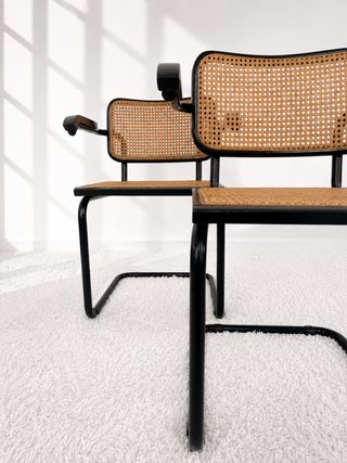 SILLA CESCA B64. ESTRUCTURA NEGRA. 90s