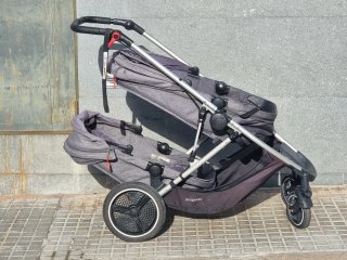 Carrito Gemelar Phil & Teds Doble