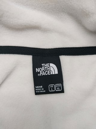Chaqueta The North Face Negra y Blanca crema