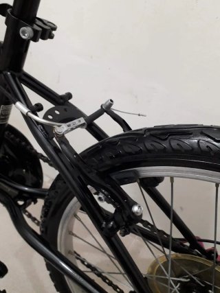 Bicicleta BTWIN Niña 20 pulgadas Negra/Rosa
