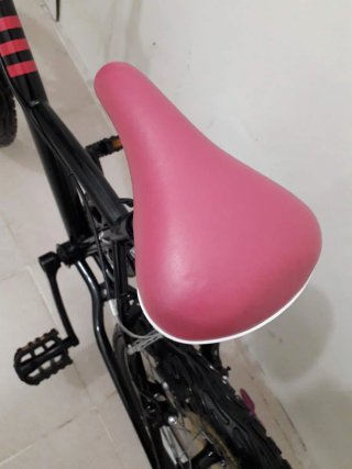Bicicleta BTWIN Niña 20 pulgadas Negra/Rosa
