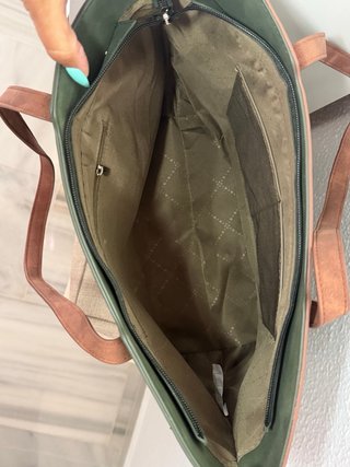 Bolso Tote DC Verde y Marrón