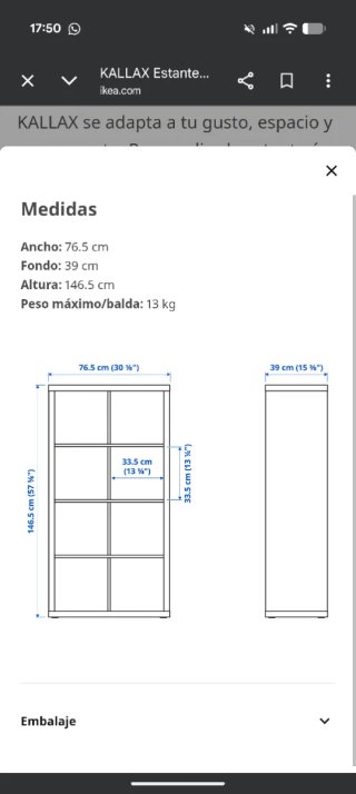 IKEA - Estantería KALLAX