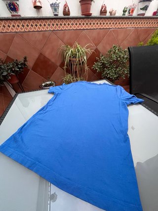 Camiseta Puma Azul Algodón