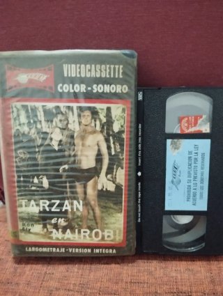 VHS Tarzán en Nairobi Edición Videoclub