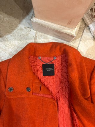 Cappotto Lana Max Mara Arancione