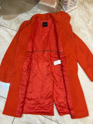 Cappotto Lana Max Mara Arancione