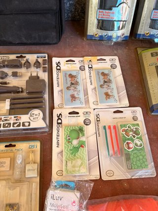 50 pezzi accessori Nintendo DS, DSi, 3DS, PSP
