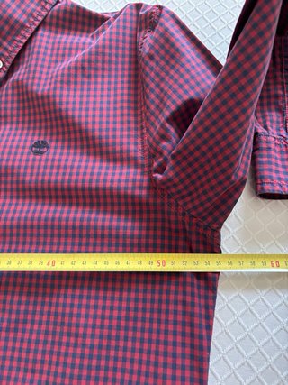 Camisa Timberland cuadros roja Talla L
