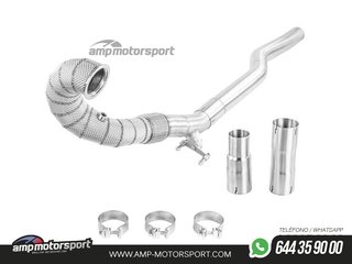 DOWNPIPE ALPHA COMPETITION PARA GOLF 7 R / S3 8V / LEON 3 CUPRA 4DRIVE - ANTITÉRMICO
