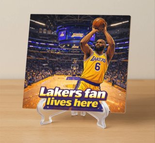 Azulejo Decorativo Lakers LeBron James