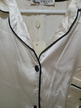 Pijama Satén Beige Nuevo Talla XXL