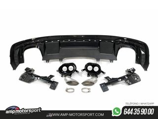 DIFUSOR TRASERO PARA AUDI A4 B9 BERLINA / AVANT 2019-2024