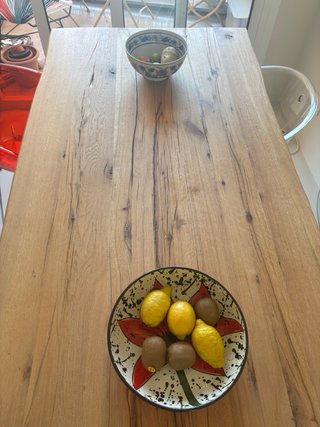 Mesa de comedor madera natural preciosa