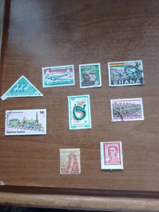 Lote Num4 )Sellos Países del Mundo usados