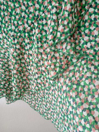 Falda midi estampada verano