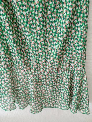 Falda midi estampada verano