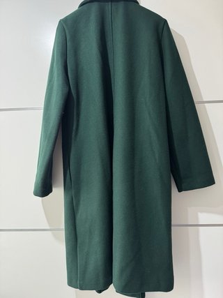 Abrigo verde Zara 3/4