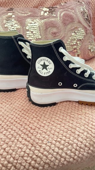 Converse Run Star Hike negras talla 38,5-24cm