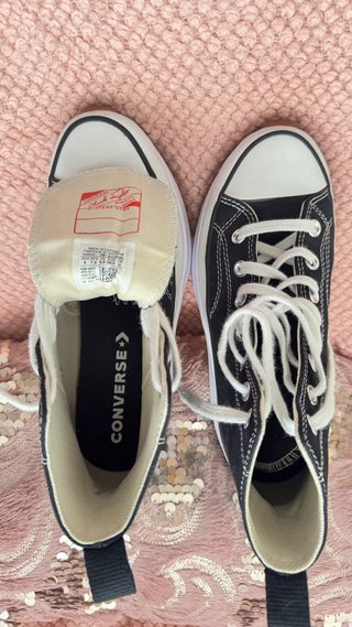 Converse Run Star Hike negras talla 38,5-24cm