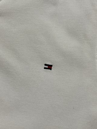 Polo sin mangas Tommy Hilfiger blanco M