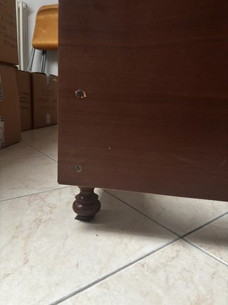 Letto singolo con rete e materasso