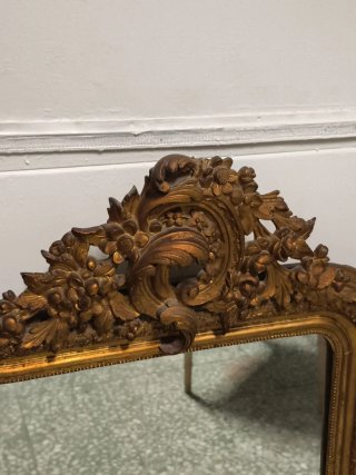 Espejo antiguo dorado