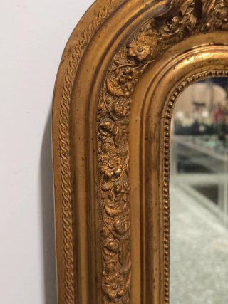 Espejo antiguo dorado