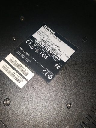 Portátil Toshiba Negro Funciona perfectamente