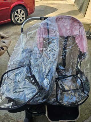 Carro Gemelar Bugaboo Donkey Rosa