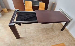 Conjunto mesa,buffet mueble TV  y 4 sillas 490€