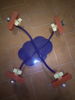 Lámpara infantil aviones